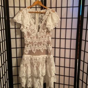 Bronx and Banco Mini Dress in Blanc
Size Medium